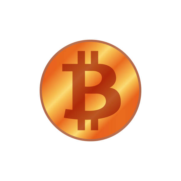 istock bitcoin icon copper red color, cryptocurrency bitcoin coin copper red symbol, logo bitcoin coin copper red color, bitcoin copper red coin isolated on white background 1163301534