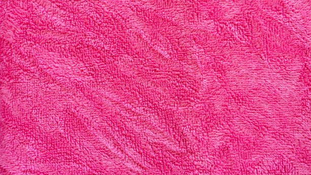 istock Close up of pink towel for a background. 1163307909