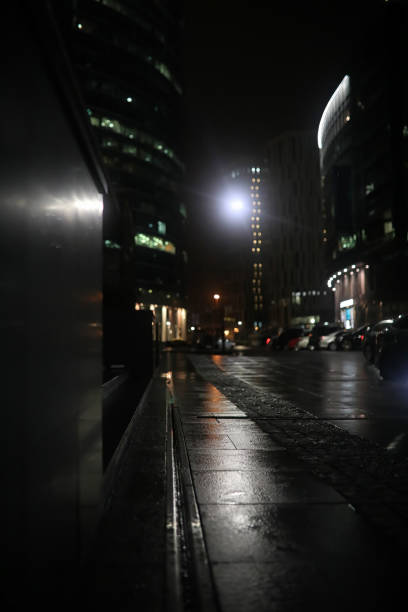 istock Business center with high skyscrapers 1163308041