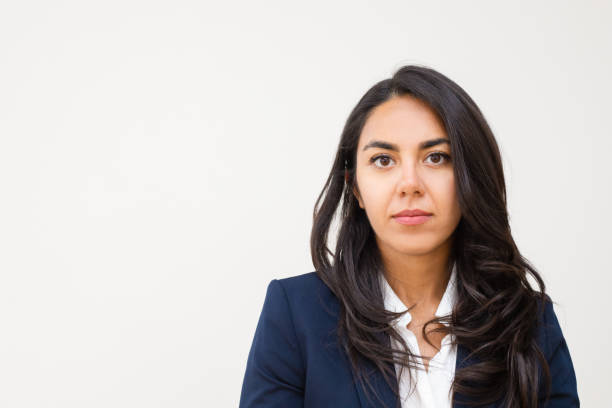 istock Serious young businesswoman 1163310699