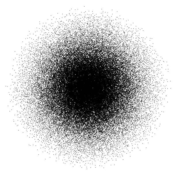 bildbanksillustrationer, clip art samt tecknat material och ikoner med cirkulär kornig bakgrund. - prickteknik