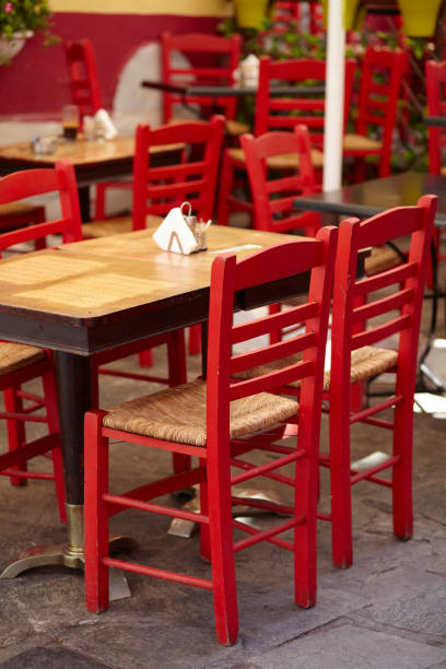 istock Traditional taverna table at plaka Athens 1163311557