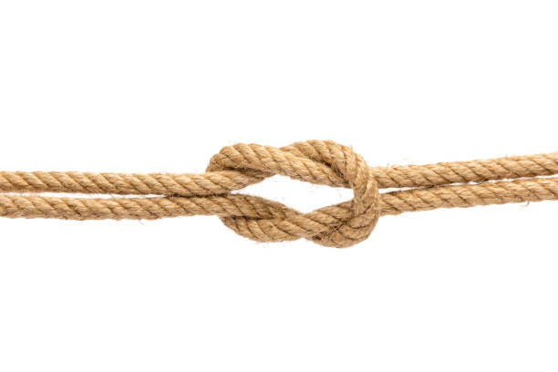 istock Knot of rope isolated on white background 1163312540