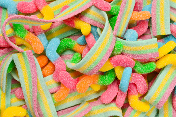 istock Assorted gummy candies. Top view. Jelly  sweets. 1163315127
