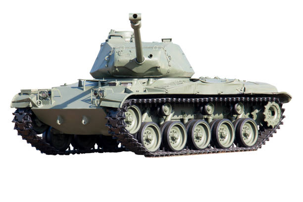 istock Military  tank isolated on white background 1163323291