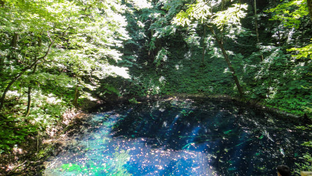 istock Juniko Twelve Lakes in Aomori, Japan 1163325807
