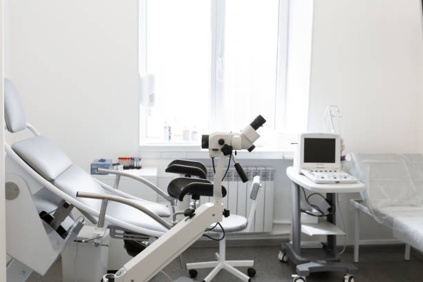 istock gynecological chair in a light gynecologist's office 1163325820