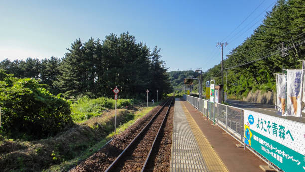 interior of Juniko Station. interior of Juniko Station. A railway station located in the town of Fukaura, Aomori Prefecture Japan, operated by the East Japan Railway Company (JR East). japanese akita stock pictures, royalty-free photos & images