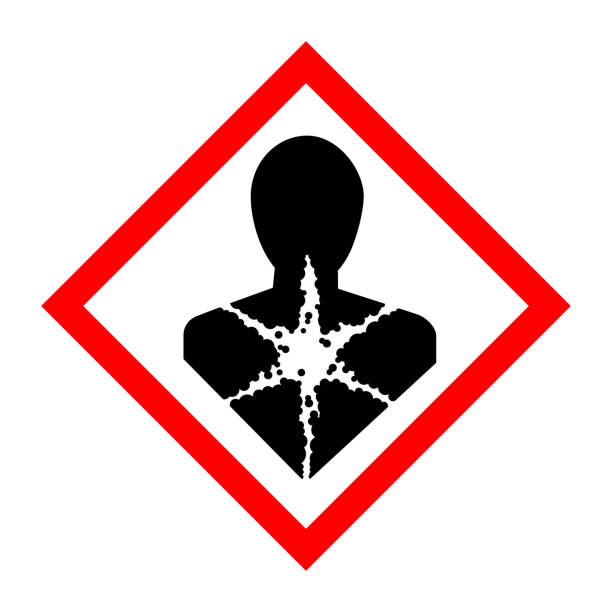 ilustraciones, imágenes clip art, dibujos animados e iconos de stock de pictograma de sustancias peligrosas para la salud humana - carcinogens