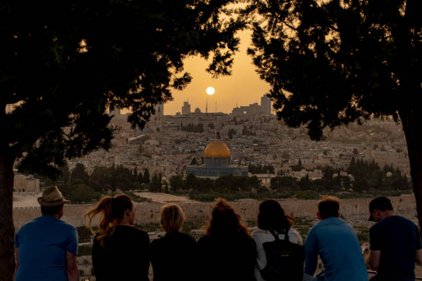 istock Mount of olives - View 1163330544