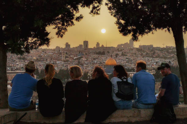 istock Mount of olives - View 1163330660