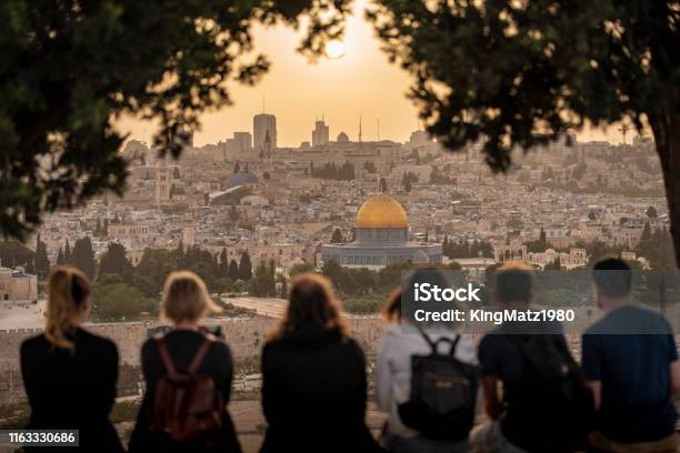 Mount Of Olives View Stock Photo - Download Image Now - Jerusalem, Israel, City