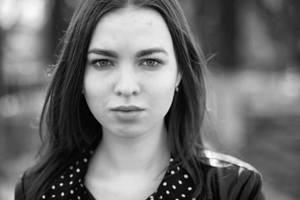 istock Girl on a walk through the spring city 1163331863