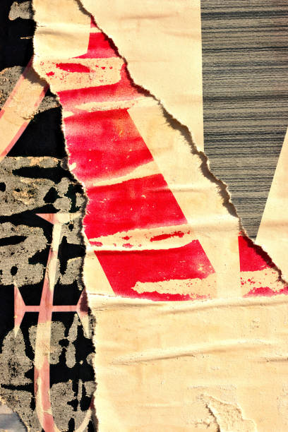 istock Old ripped blank torn paper crumpled creased posters grunge textures backdrop backgrounds placard 1163334263