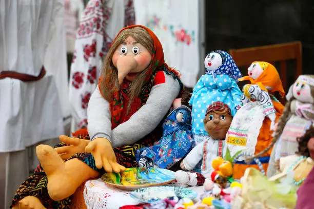 Photo of Russian scary doll Baba Yaga