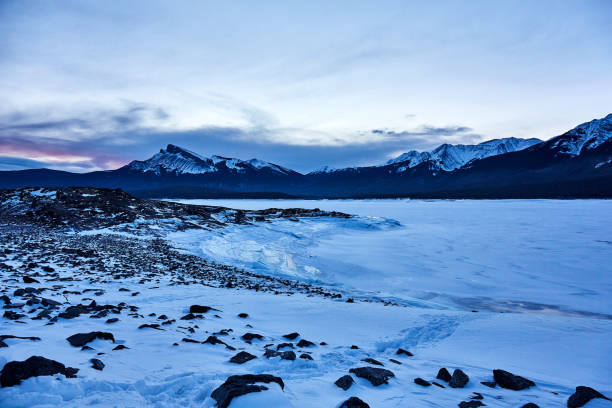 istock Quiet winter landscape by the lake 1163340706