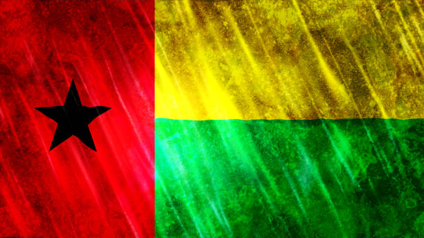 istock Guinea Bissau Flag Grunge 1163341813