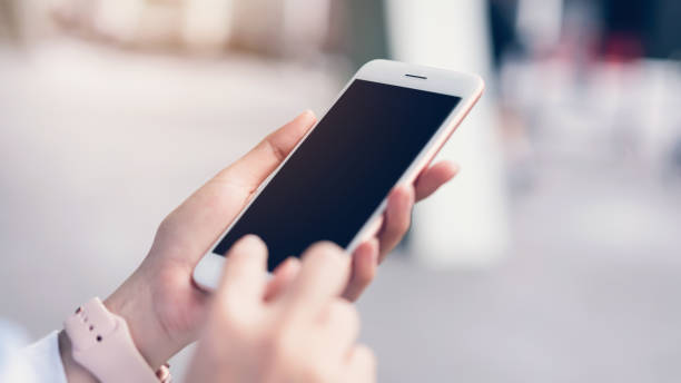 istock Woman using smartphone, During leisure time. The concept of using the phone is essential in everyday life. 1163347038