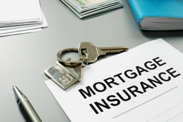 istock Mortgage insurance application form and pen. 1163347525