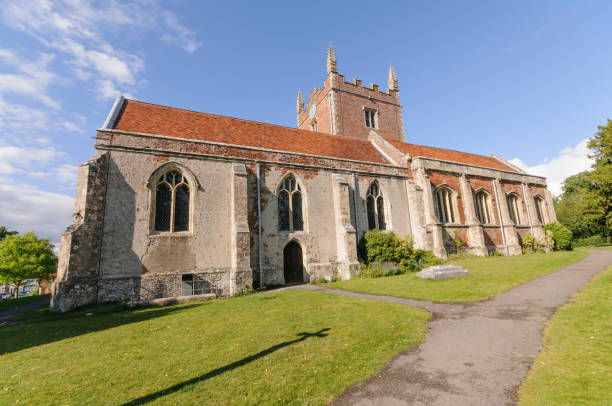 istock Medieval English church 1163349902
