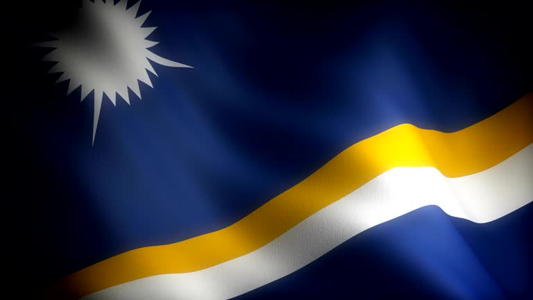 150+ Bandiera Delle Isole Marshall Film Video stock e filmati royalty