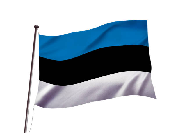 istock estonia flag fluttering in the wind,3D illustration 1163351154