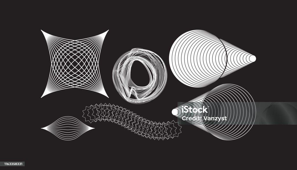Forme Abstract Vector Abstract Shapes Set Geometric Universal Design Form Stock ...