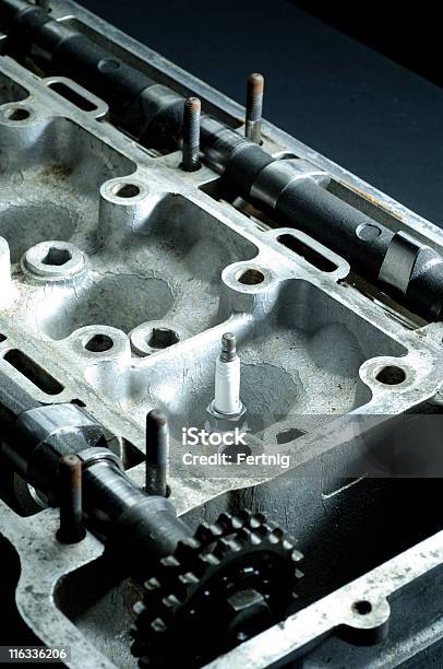 Cylinder Head Stock Photo - Download Image Now - Auto Repair Shop, Car, Color Image