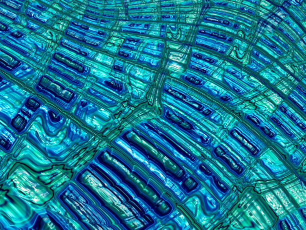 Teal Mint Green Blue Pearl Sea Shell Wave Teal Pattern Labradorite Mineral Gemstone Turquoise  Background Close-Up Shiny Colorful Gradient Texture Multi Colored Pretty Fractal Beautiful Art