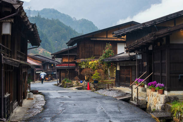istock Tsumago juku old town, Kiso valley 1163364622