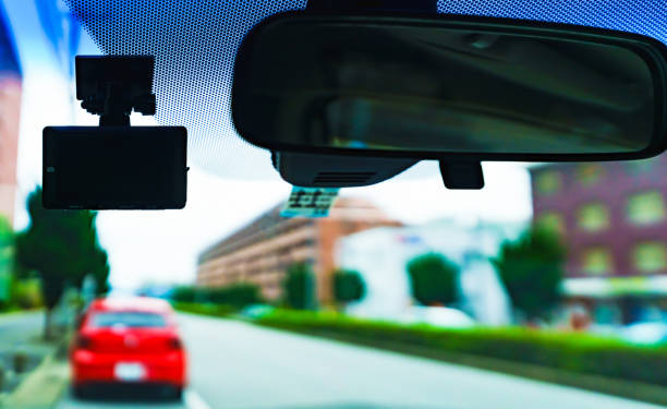 istock Japanese drive recorder and back mirror for safety driving 1163364719