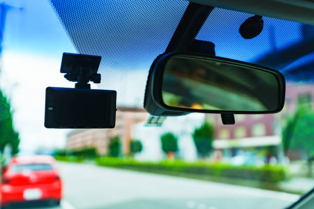 istock Japanese drive recorder and back mirror for safety driving 1163364720