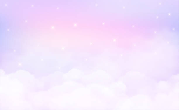 Stars in could sky background and pastel color. EPS 10 Stars in could sky background and pastel color. EPS 10 princess stock illustrations