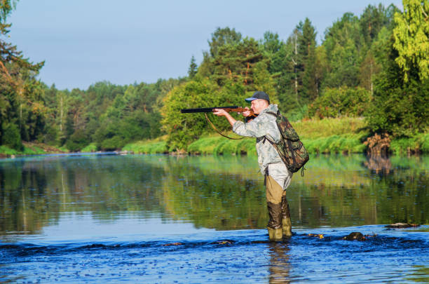istock Duck hunting in the Urals 1163371143