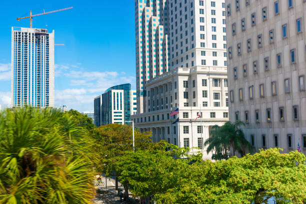 istock Skyscrapers in downtown Miami 1163373890