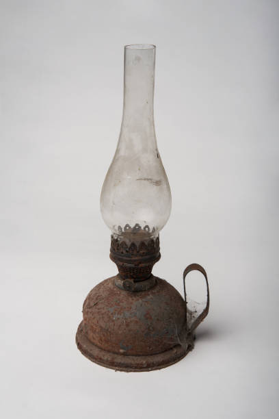 istock Old antique kerosene oil lantern brass lamp 1163375218