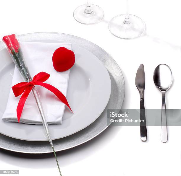 Cena Romántica Foto de stock y más banco de imágenes de Amor - Sentimiento - Amor - Sentimiento, Caja de regalo, Celebración - Ocasión especial