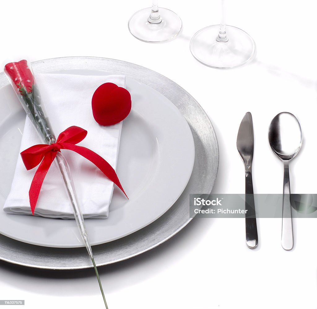 Jantar romântico - Royalty-free Amor Foto de stock