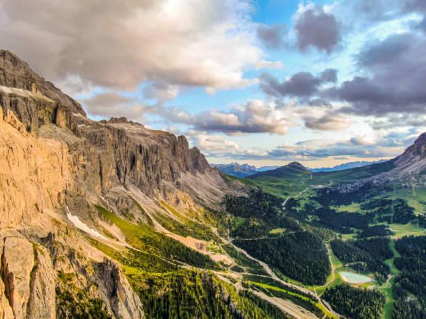 istock Dolomites mountains at the Gardena Pass Italy 1163376401