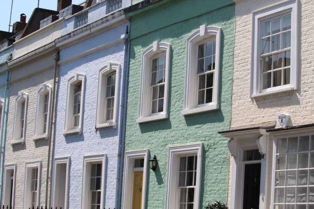 istock Coloured Houses In England 1163386804