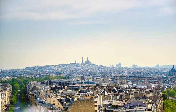 istock Paris, France from the Arc de Triomphe 1163387085