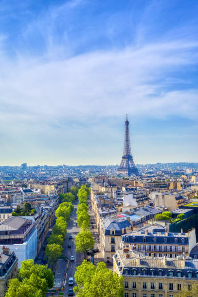 istock The Eiffel Tower and Paris, France from the Arc de Triomphe 1163387397