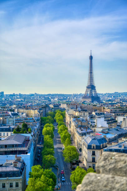 istock The Eiffel Tower and Paris, France from the Arc de Triomphe 1163387563
