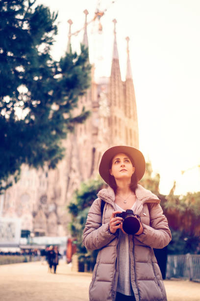 istock Woman exploring Barcelona 1163388184