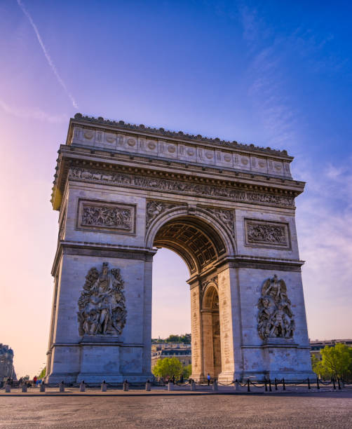 istock Arc de Triomphe located in Paris, France 1163388615