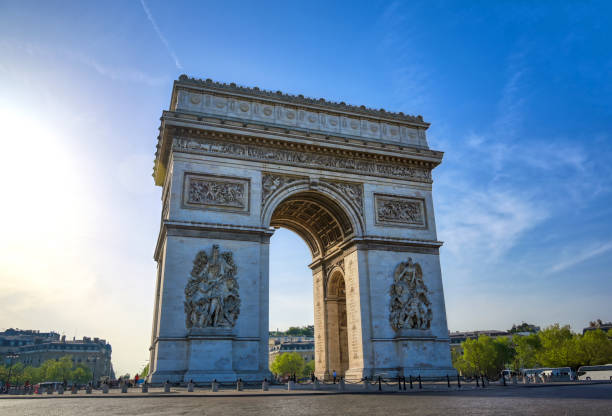 istock Arc de Triomphe located in Paris, France 1163388710