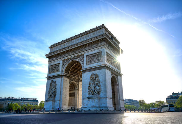 istock Arc de Triomphe located in Paris, France 1163388712