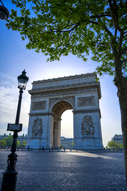 istock Arc de Triomphe located in Paris, France 1163388719