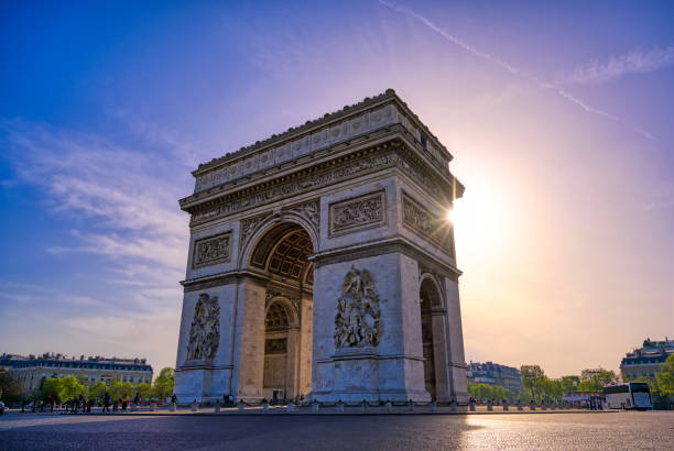 istock Arc de Triomphe located in Paris, France 1163388723