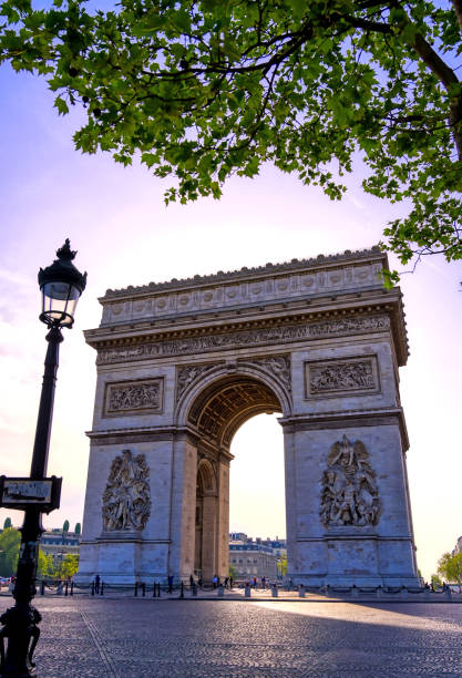 istock Arc de Triomphe located in Paris, France 1163388759